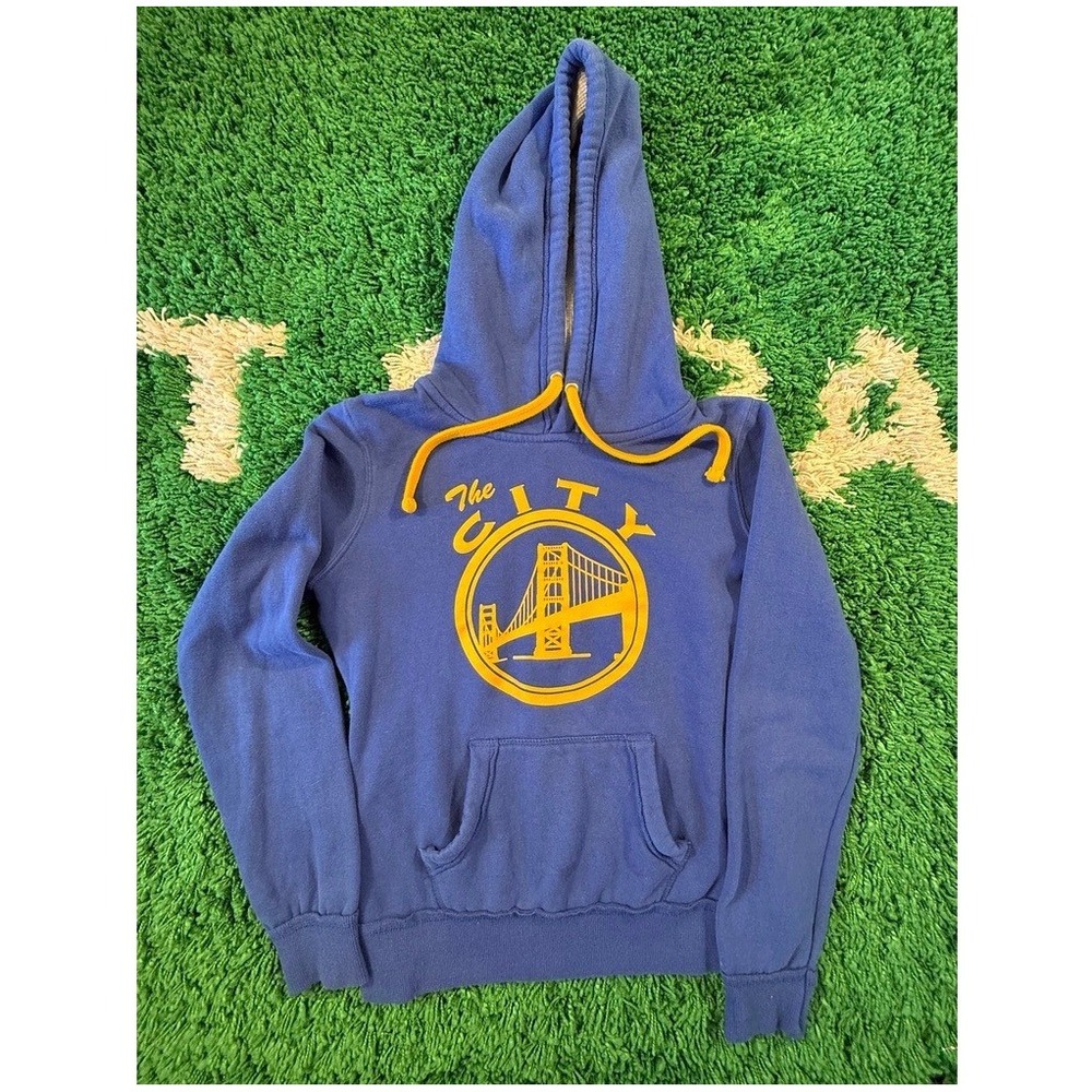 City Wear Hoodie Youth Small Blue Good Golden Gate Bridge San Francisco Graphic